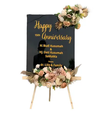 Papan Bunga Akrilik Leuwigede